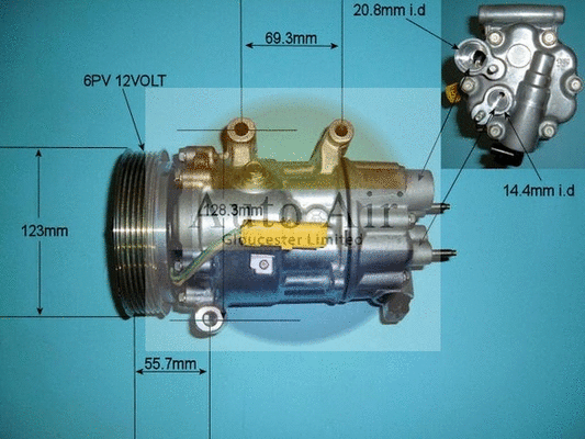 Compressor, air conditioning (14-9642)