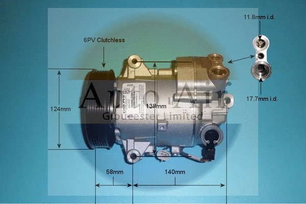 Compressor, air conditioning (14-9742)