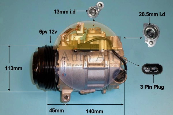 Compressor, air conditioning (14-1280P)