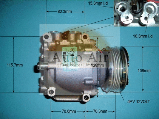 Compressor, air conditioning (14-3570)