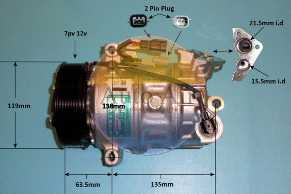 Compressor, air conditioning (14-1359)
