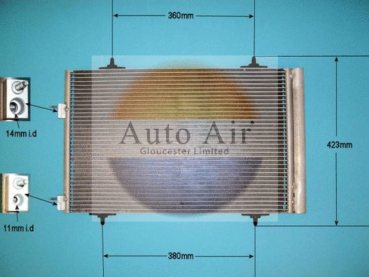 Condenser, air conditioning (16-9944)