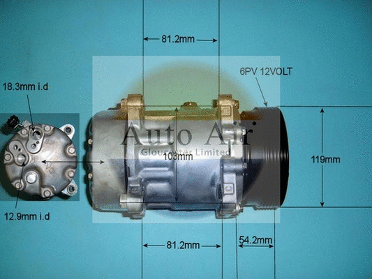 Compressor, air conditioning (14-9699)