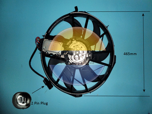 Electric Motor, radiator fan (05-1227)