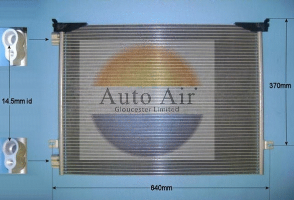 Condenser, air conditioning (16-5005A)