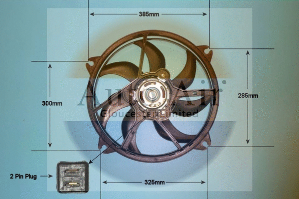 Electric Motor, radiator fan (05-1071)