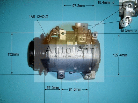 Compressor, air conditioning (14-7424)