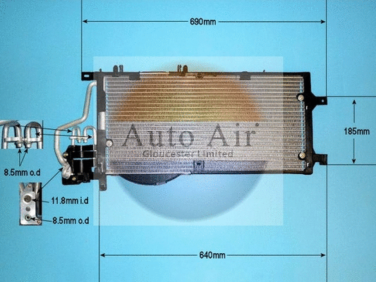 Condenser, air conditioning (16-1244)
