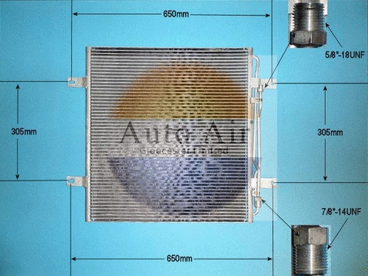 Condenser, air conditioning (16-1209)