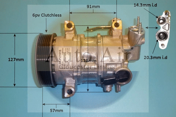 Compressor, air conditioning (14-0129)