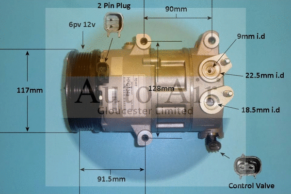 Compressor, air conditioning (14-0294P)