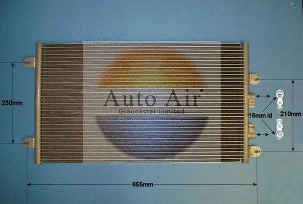 Condenser, air conditioning (16-9735)
