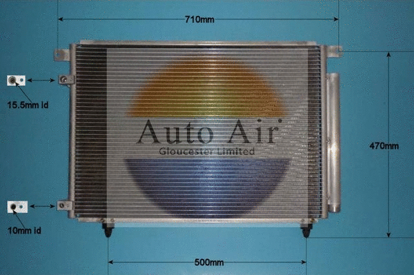 Condenser, air conditioning (16-1083)