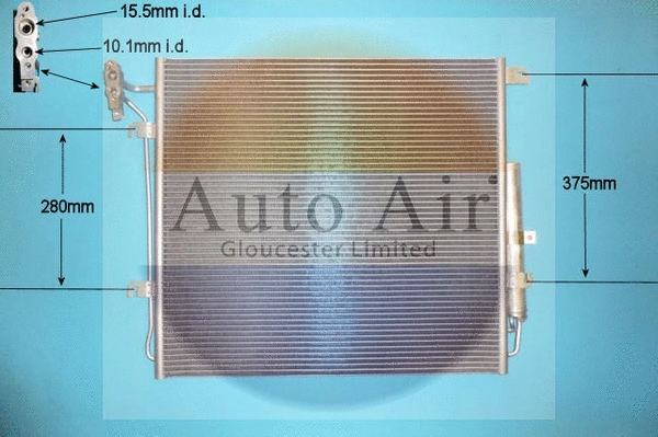 Condenser, air conditioning (16-2061)