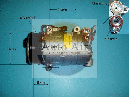 Compressor, air conditioning (14-9757)