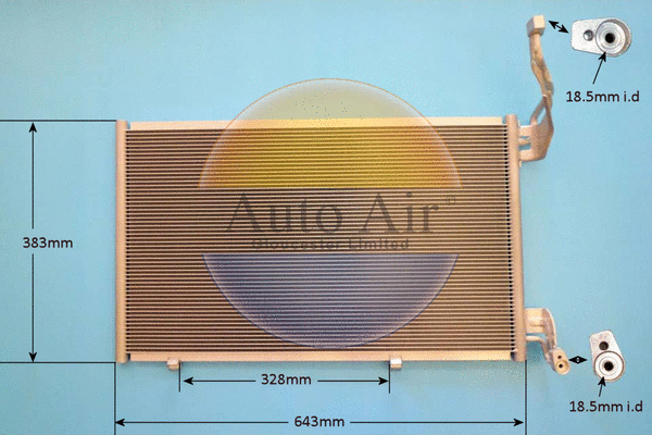 Condenser, air conditioning (16-0065)