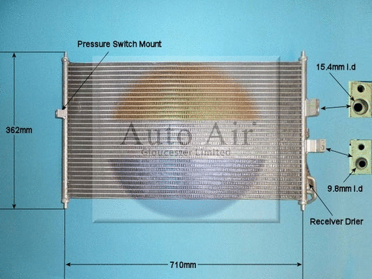 Condenser, air conditioning (16-9902)