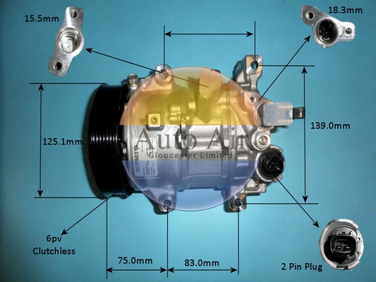Compressor, air conditioning (14-0293)