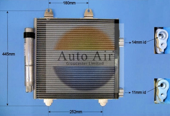 Condenser, air conditioning (16-1337A)