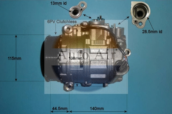 Compressor, air conditioning (14-0121)