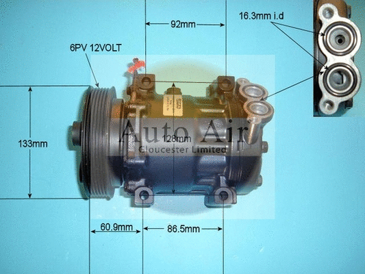 Compressor, air conditioning (14-7823R)