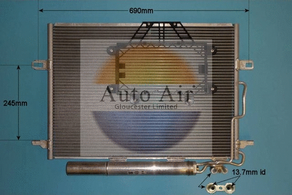 Condenser, air conditioning (16-5013)