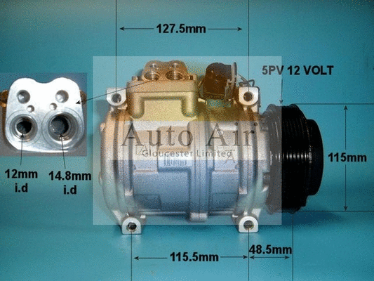 Compressor, air conditioning (14-0750)