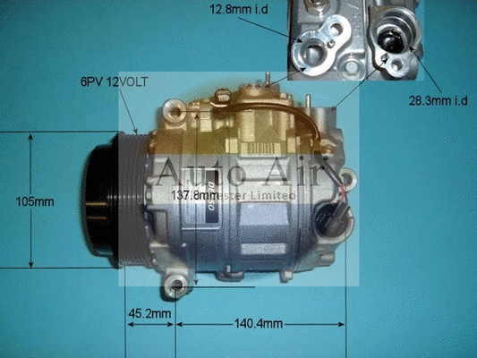 Compressor, air conditioning (14-9640)