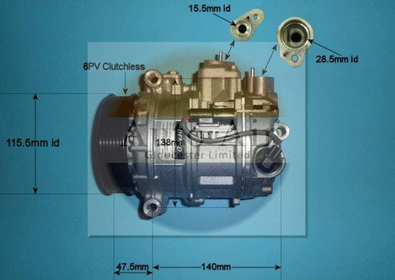 Compressor, air conditioning (14-0039)