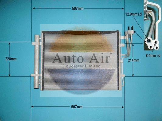 Condenser, air conditioning (16-1423)