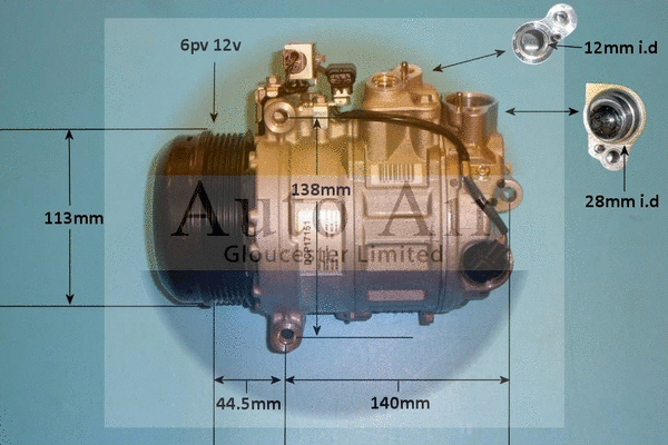 Compressor, air conditioning (14-1282)