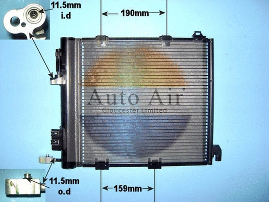 Condenser, air conditioning (16-1236)