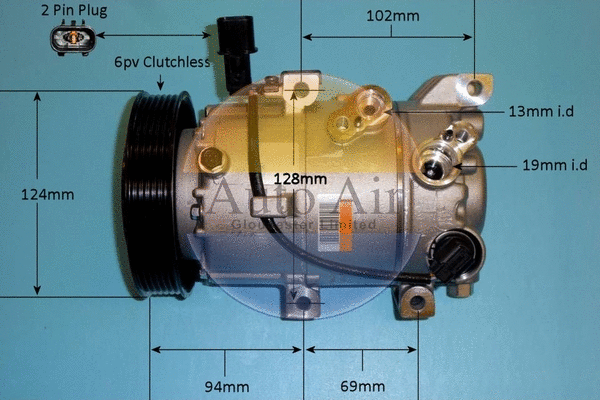 Compressor, air conditioning (14-0415)