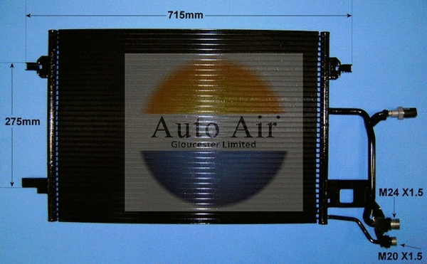 Condenser, air conditioning (16-9561A)