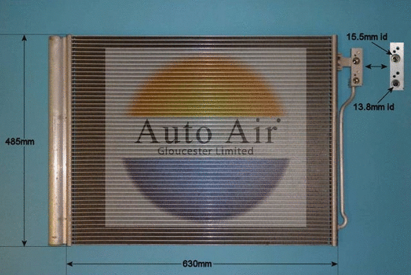 Condenser, air conditioning (16-9666)