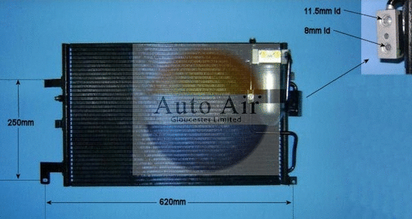 Condenser, air conditioning (16-6018)