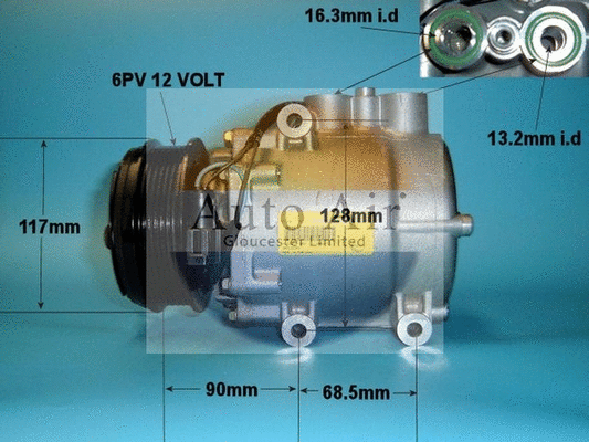 Compressor, air conditioning (14-1029)
