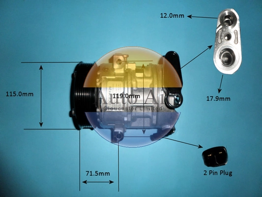 Compressor, air conditioning (14-1817)