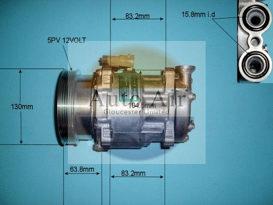 Compressor, air conditioning (14-1855)