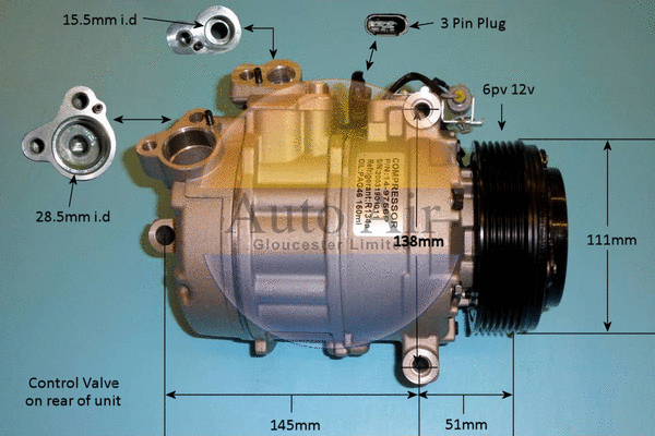 Compressor, air conditioning (14-9756P)