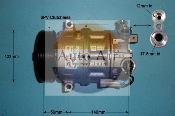 Compressor, air conditioning (14-7473)