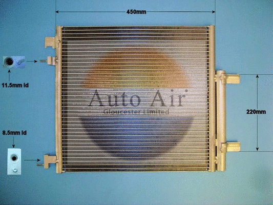 Condenser, air conditioning (16-1388)