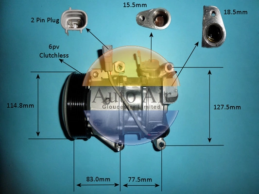 Compressor, air conditioning (14-9671)