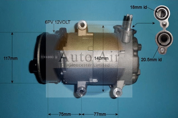 Compressor, air conditioning (14-0232P)
