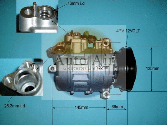 Compressor, air conditioning (14-9694)