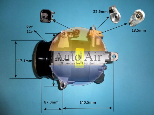 Compressor, air conditioning (14-1835)
