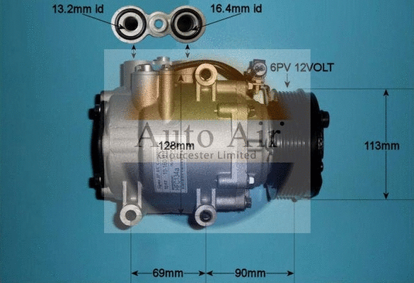 Compressor, air conditioning (14-1029P)