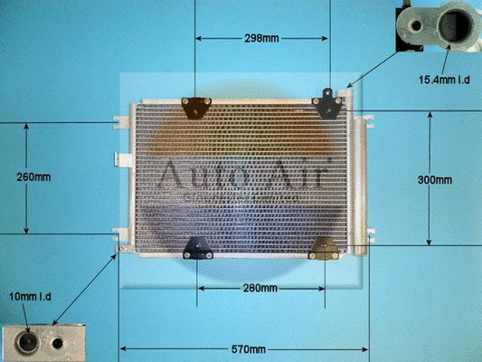 Condenser, air conditioning (16-6105)