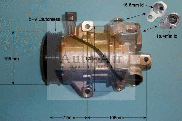 Compressor, air conditioning (14-7004)