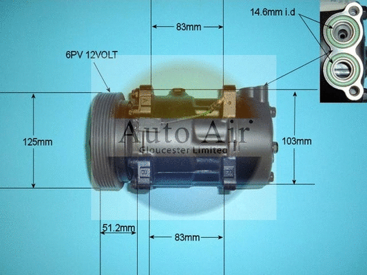 Compressor, air conditioning (14-9686R)
